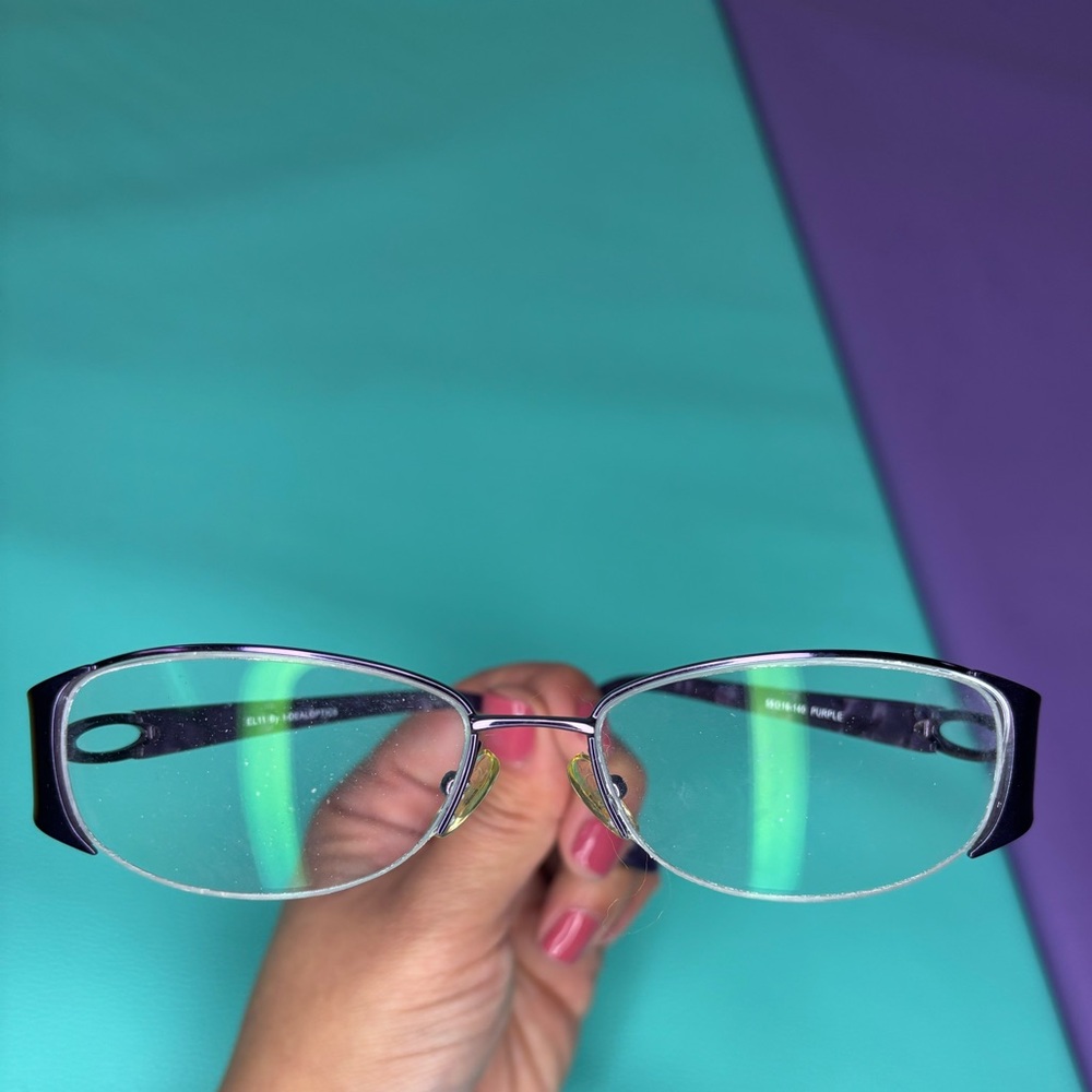 EL11 By I-DEALOPTICS Eyeglasses Purple